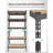 5-Tier Storage Shelves, Load, Garage Storage, Boltless Assembly, Adjustable Shelving Unit, For Study Shed Basement,  UGLR300G01-1468310637