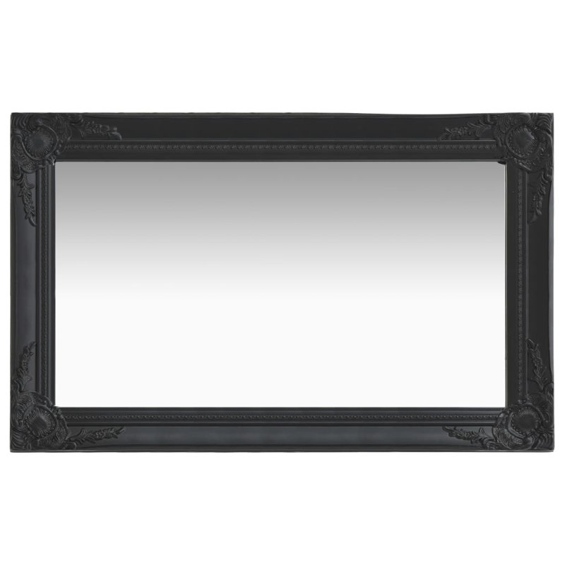 Ginter Rectangle Mirror, Black, 50cm H x 80cm W