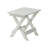 Hips Outdoor Foldable Furniture , 2 Chairs And Rectangular White Table For Spacious Living Chair White, Included