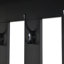 Arbre d'entrée contemporain l 39,3 po x H 70,8 po avec banc de rangement rembourré, rangement multifonctionnel pour hall d'entrée avec panneau perforé et 4 crochets, noir-170197475