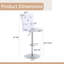 Ensemble de table de bar et de tabourets Modern 3PCS-942282010-942282011