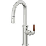 Pull-Down Prep/Bar Faucet With Button Sprayer
