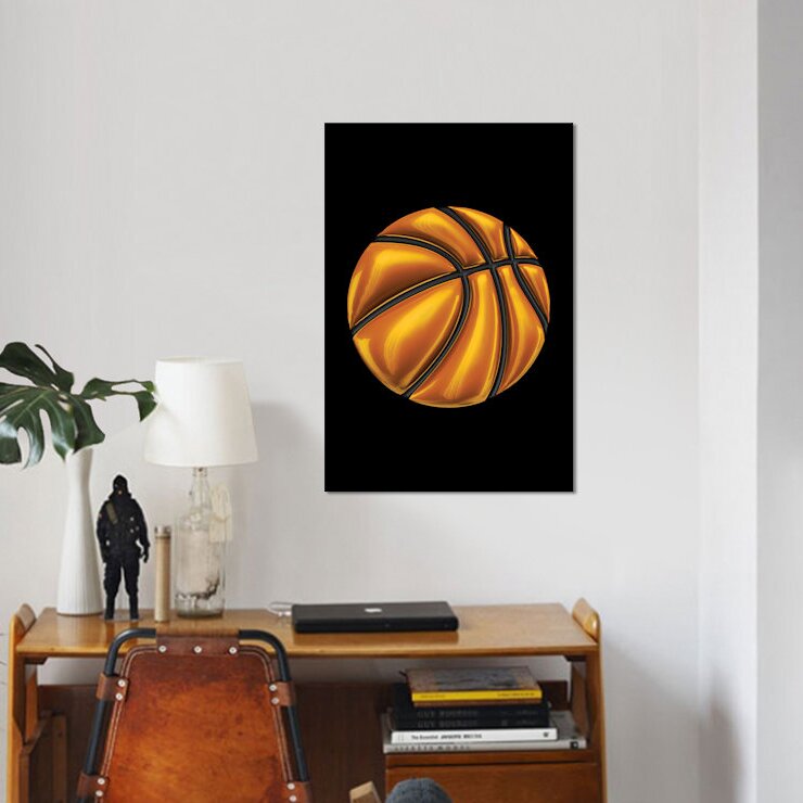 Bless international 'Basketball' Graphic Art Print on Canvas Wayfair  Canada