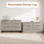 Commode 6 tiroirs 47,2 po pour chambre-2055452409