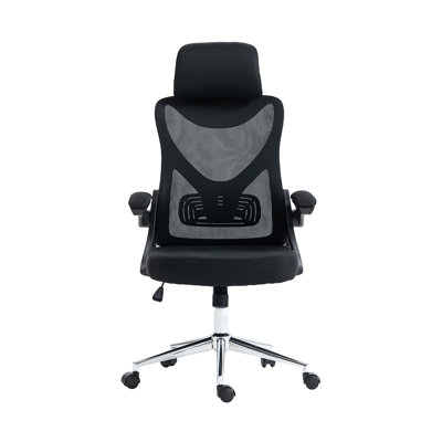 Techni Mobili Essential Ergonomic Office Chair With Headrest & Lumbar Support