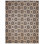 Edith Geometric Area Rug in Black/Brown