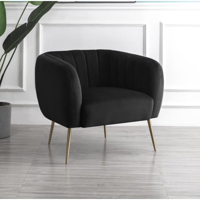 Aylin Velvet Barrel Chair