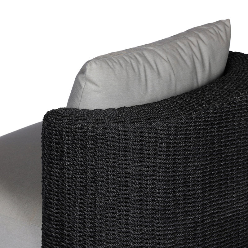 Somers Outdoor Swivel Lounge Chair, Arashi Grey