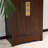 12 Pair Solid Wood Shoe Storage Cabinet