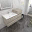 Ensemble de meuble-lavabo mural simple 49 po Moreno Bailey-87461404