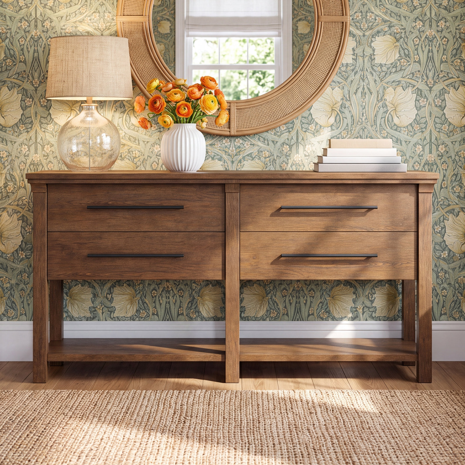 Billie Oak Buffet Table