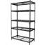Étagères de rangement à 5 niveaux, étagères de garage robustes, étagères réglables, tablettes en acier, assemblage sans boulon, pour garage, remise, capacité de 2 250 lb, l 36 po x P 18 po x H 72 po, noir