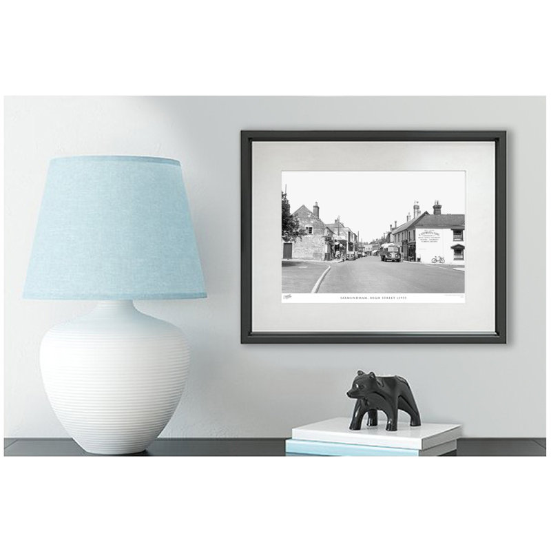 Saxmundham, High Street C1955 by Francis Frith - Single Picture Frame Print, 28cm H x 36cm W x 2.3cm D