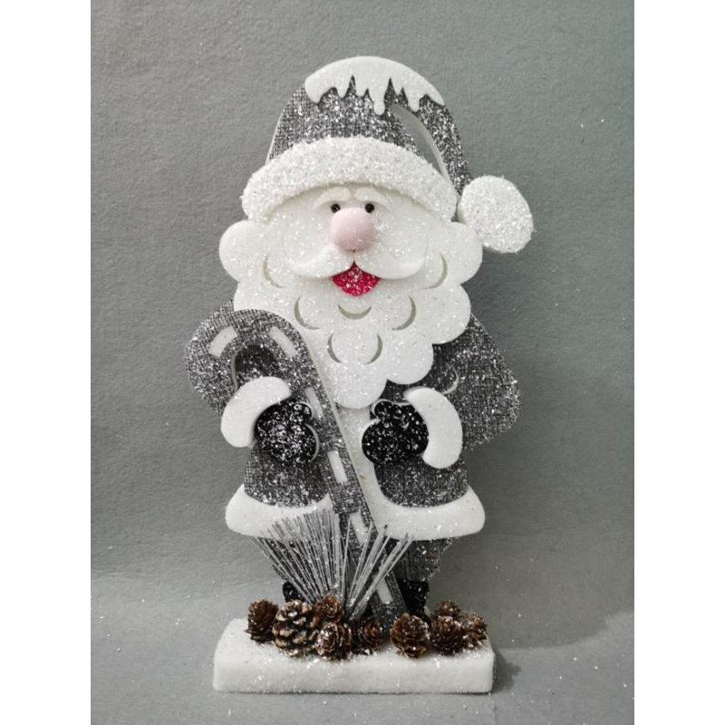 PVC No Holiday Shaped Ornament, 34 cm x 5cm x 18cm, White