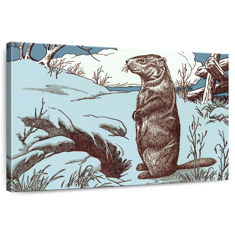 Vintage Style Beaver, 8" H x 12" W