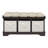 Mugurel Cubby Storage Bench with 3 Fabric Bins-1785290660