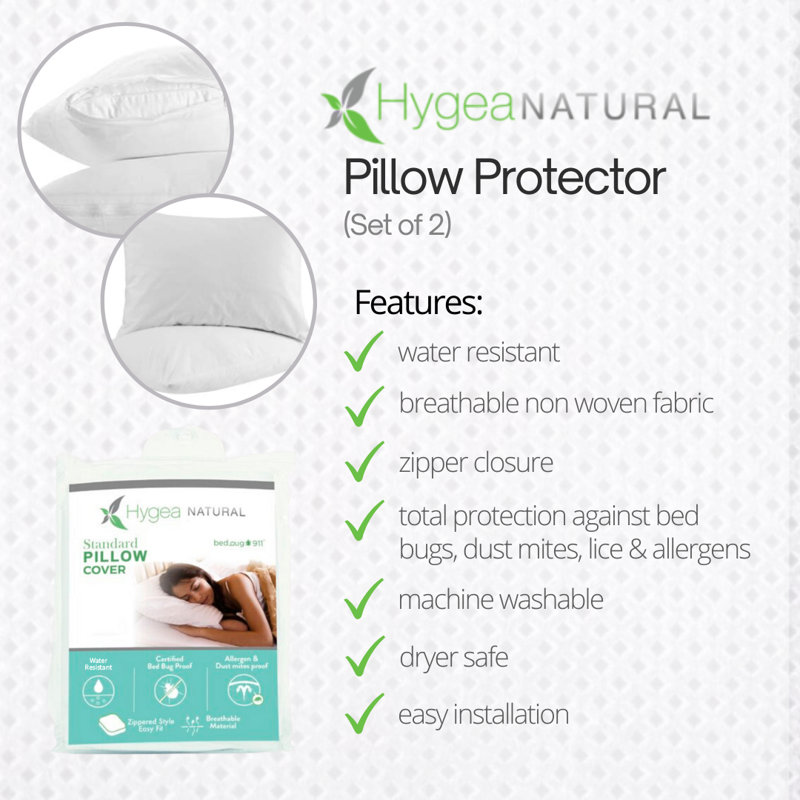 Waterproof Zipper Mattress Protector Case Pack
