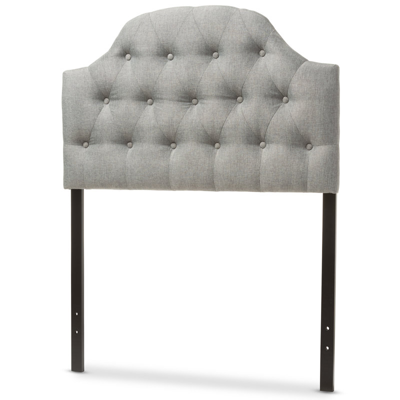 Ezkiel Upholstered Panel Headboard, Coin Gray