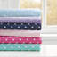 Ensemble de draps 100% coton à pois-29839320-29839325