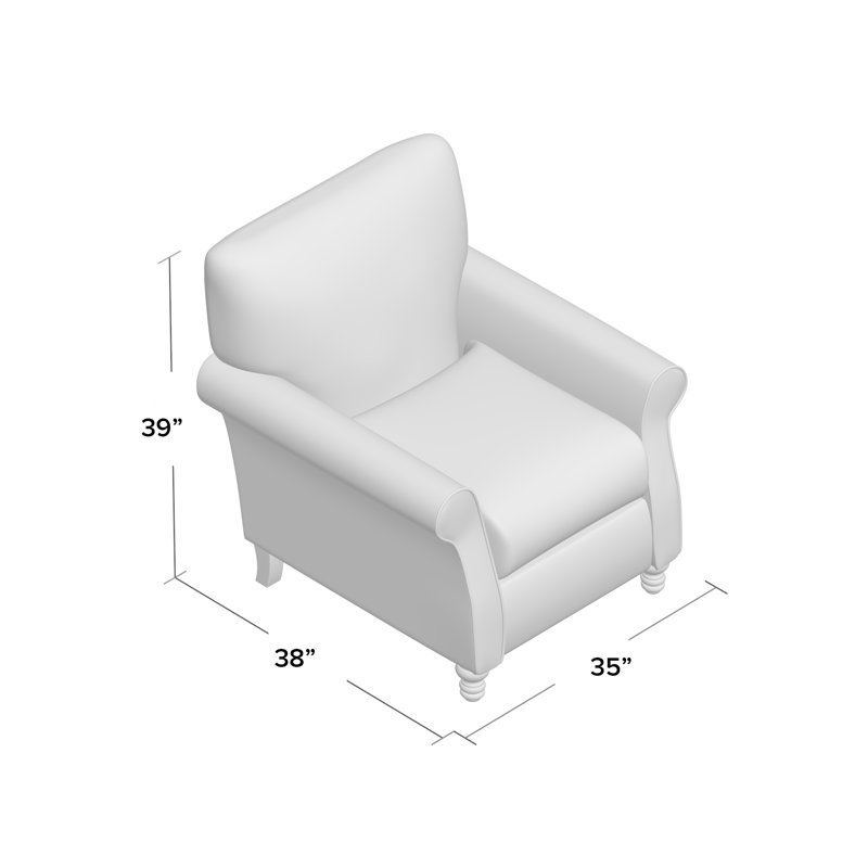 Fauteuil inclinable manuel 35 po, Marbre Kimani
