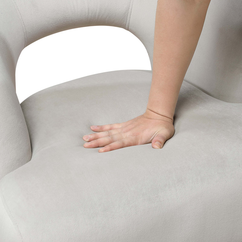 Fauteuil d'appoint Luxury Home, Gris