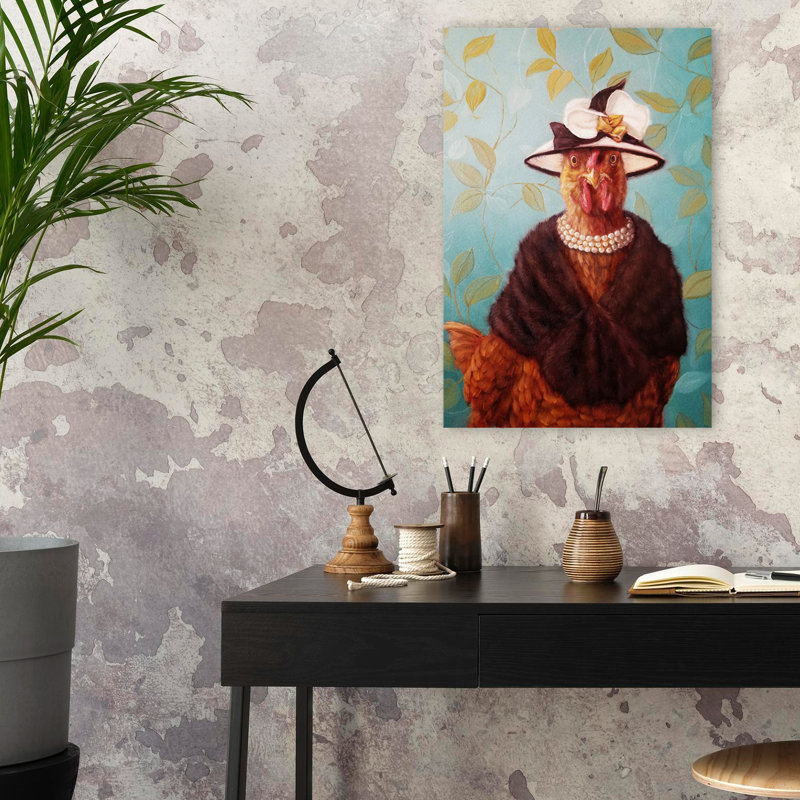 Uptown chic - animaux, fantaisie urbaine et pop surréalisme, H 24 po x l 16 po