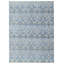 Moghul Floral Area Rug in Blue/Ivory/Olive-732572761