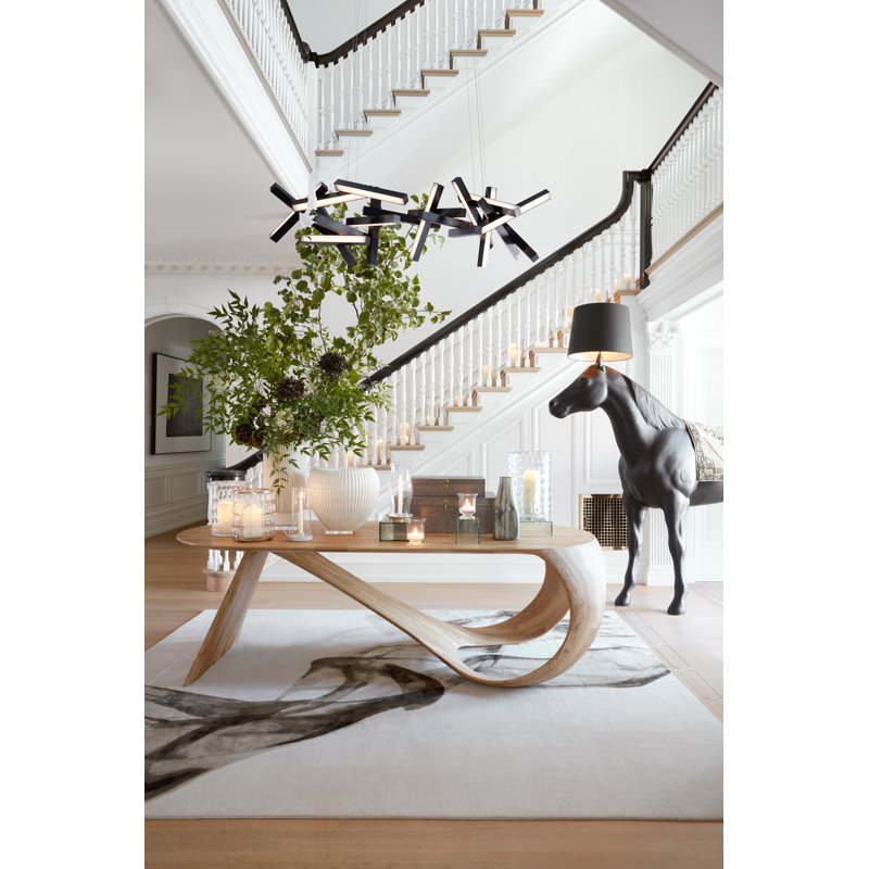 Nimbus 19 - Light Unique / Statement Geometric Chandelier, Black