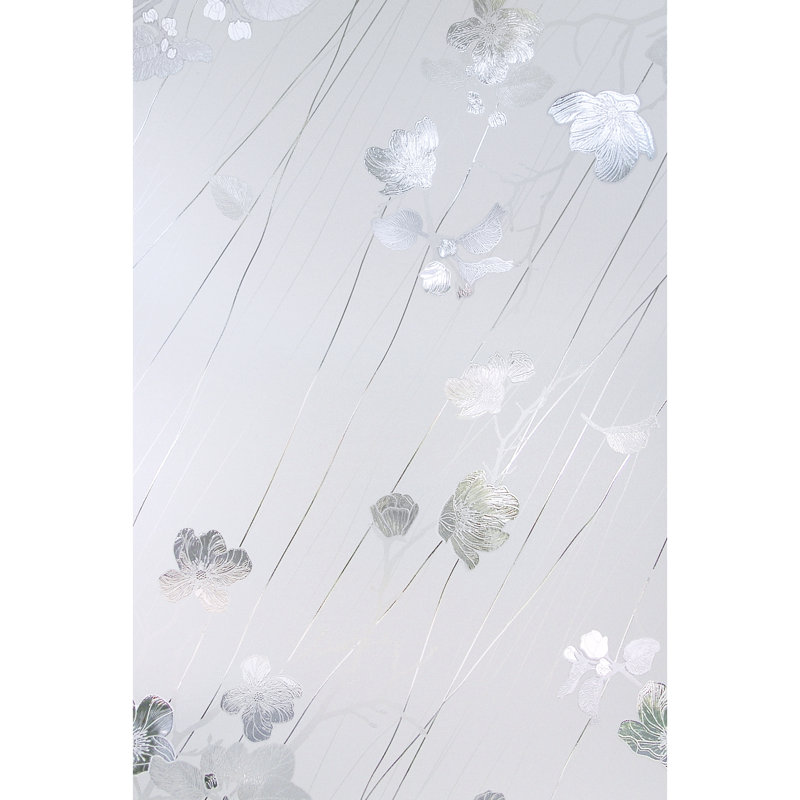 Frosted Silver Rose 24" x 36" Vinyl Window Film