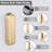 6 foldable golden wall hooks