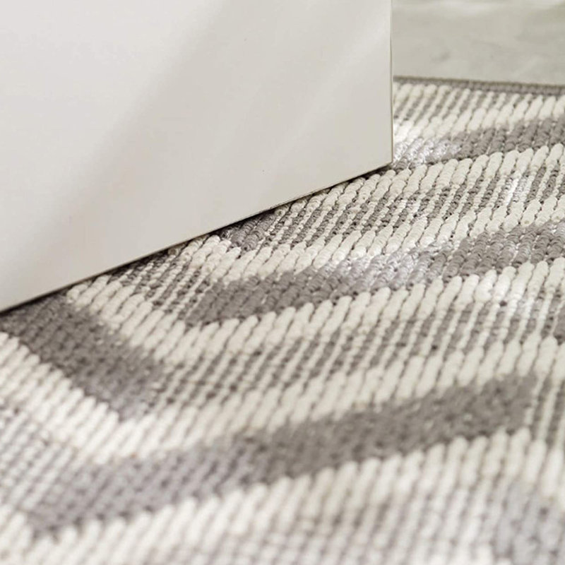 Beniamina Non Slip Indoor Doormat, Rectangle 81.3cm W x 121.9cm L, Grey