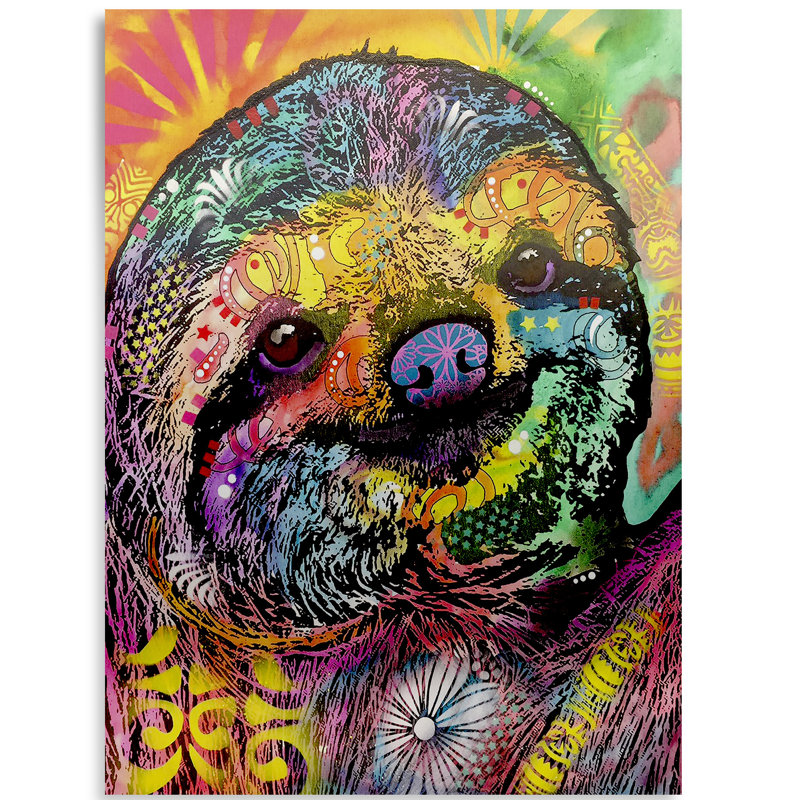 « sloth », impression, H 22 po x l 16 po x P 1 po, Aucun mat, Sans cadre