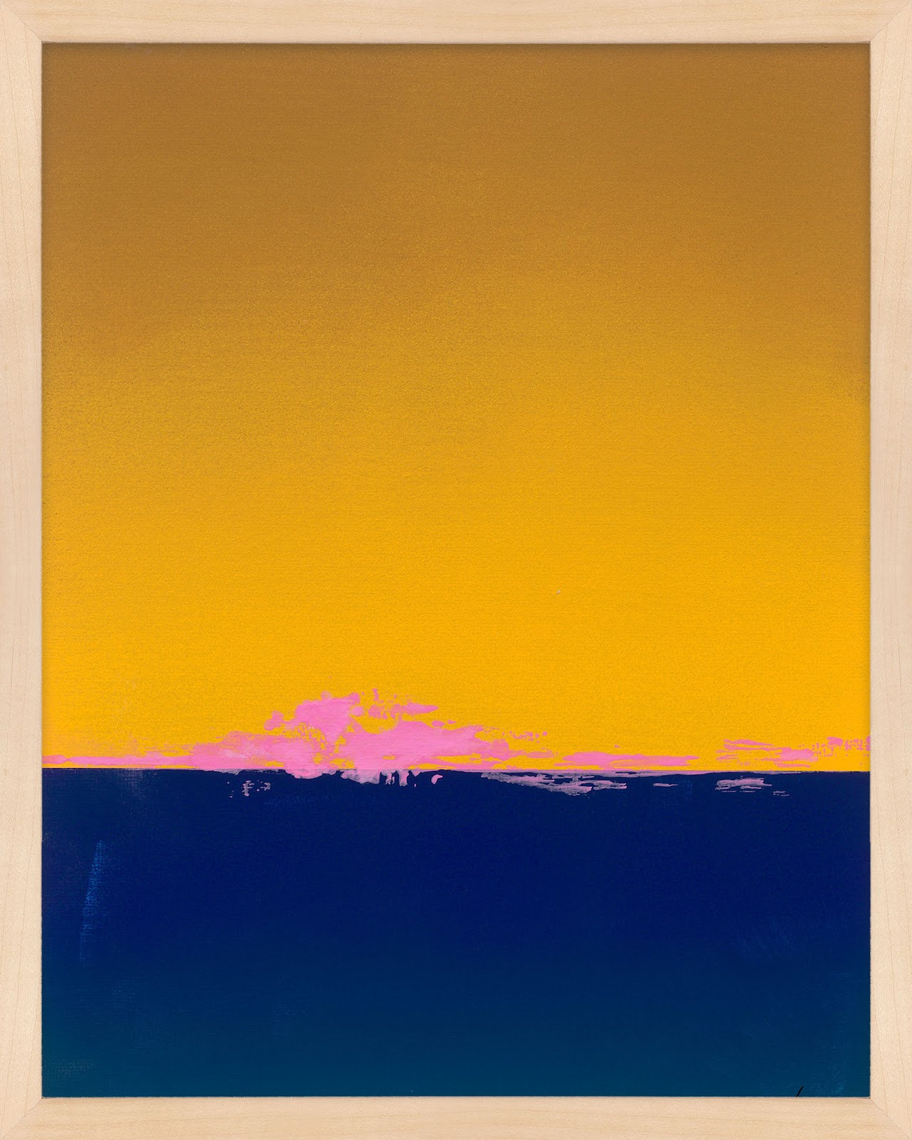 Horizon 1 Print by Lee Lessem, 50" H x 40" W x 1.25" D, Beige
