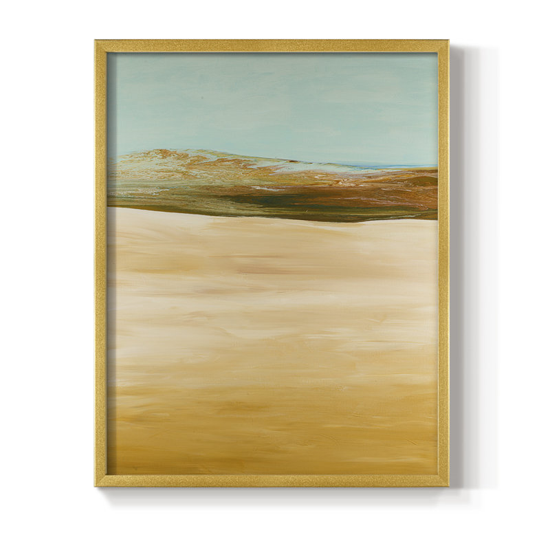 Reproduction encadrée de bois d'hier - Bois d'hier, H 15 po x l 12 po, Doré