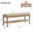 Giulio 44.5"W French Country Tufted Upholstered Storage Bench-1146007601