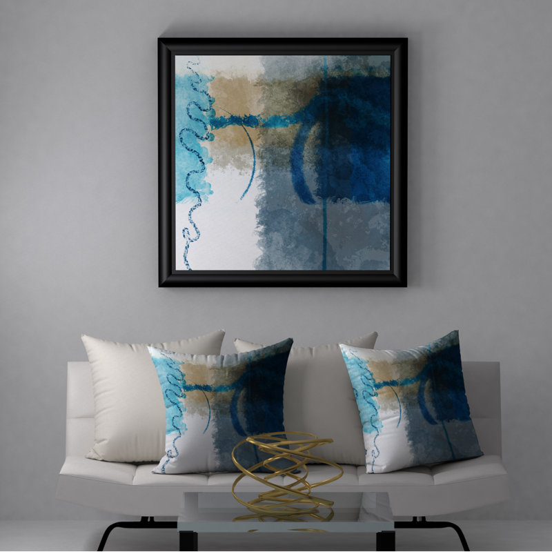 Housse de coussin carrée/insert, 18" x 18"