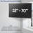 VIVO Full Motion Articulating Corner Wall TV Mount Bracket for 32" to 70" Flat Screen