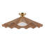 Plafonnier semi-encastré Sadira, rose, 25 po-2078014244-2078014251