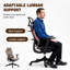 Chaise de bureau ergonomique en maille AeroErgo avec appui-tête et accoudoirs réglables-1358942887-1358942888