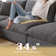 156.6'' Oversized U Shaped 6 Piece Modular Cloud Sectional Sofa with Two Ottoman