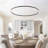 Tania Integrated LED Pendant ETL Certified Height Adjustable Circular Ring Chandelier-734671515-734671509