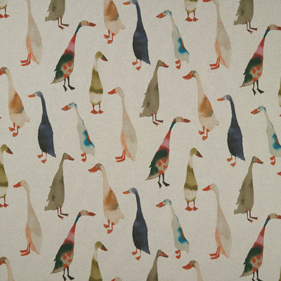 Country Garden Riverside-Linen Fabric