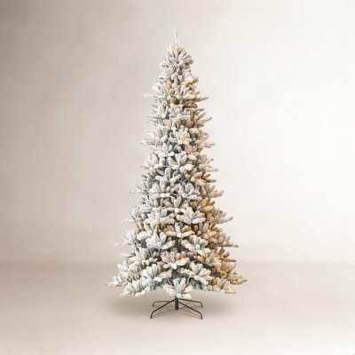 Herolinda Frosted Pre-Lit Fir Christmas Tree