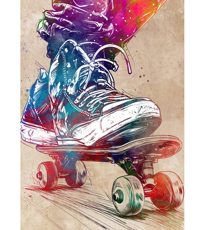 Wrapped Canvas Print, Beige, 76.2 cm H x 50.8 cm W