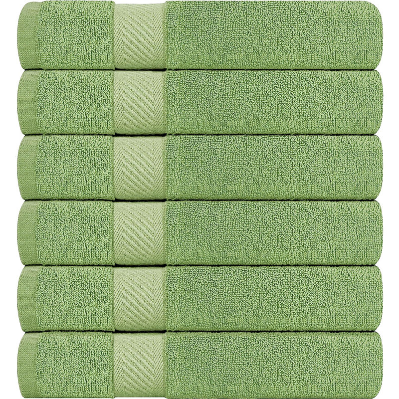 Cassada Cotton Bath Towel, Sage Green