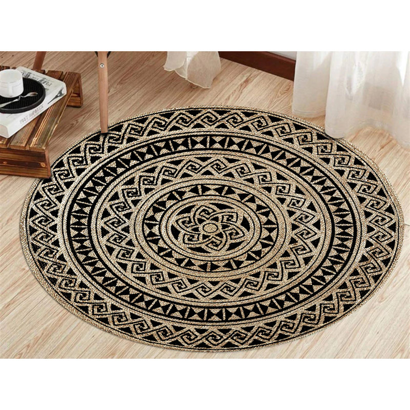 Round Aribah Oriental Area Rug, Round 150cm