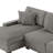 Milbrey 3-Piece Corduroy Modular Sectional with Loose Back-640565356-640565354