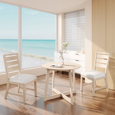 Upholstered Solid Wood Dining Chair