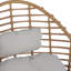 Chaise longue pivotante en osier Ellis