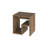 Bon Square End Table Open Shelf Storage, G-Shaped Coffee Table 40cm-1942498711